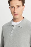 Yünlü Standart Fit Normal Kesim Polo Yaka Triko Kazak