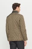 Standart Fit Normal Kesim Dik Yaka Yan Cepli Overcoat