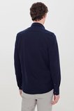 Altınyıldız Classics Slim Fit Düğmeli Yaka Lacivert Erkek Gömlek ACE020252157_LAC