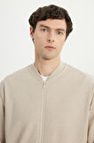 Pamuklu Standart Fit Normal Kesim Kolej Yaka Yan Cep Sweatshirt