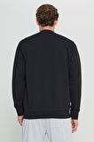 Pamuklu Standart Fit Normal Kesim Kolej Yaka Yan Cep Sweatshirt