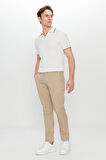 Pamuklu Slim Fit Dar Kesim Yan Cep Esnek Casual Pantolon