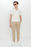 Pamuklu Slim Fit Dar Kesim Yan Cep Esnek Casual Pantolon