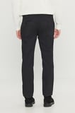 Pamuklu Slim Fit Dar Kesim Yan Cepli Armürlü Esnek Casual Pantolon
