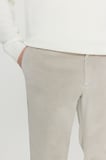 Pamuklu Kadife Slim Fit Dar Kesim Yan Cepli Desenli Pantolon