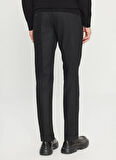 Altınyıldız Classics Lastikli Bel Duble Paça Slim Fit Siyah Erkek Pantolon ACE001261487_SYH