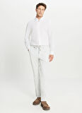 Altınyıldız Classics Bağlamalı Bel Duble Paça Slim Fit Gri Erkek Pantolon ACE001261335_GRI