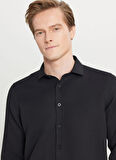 Altınyıldız Classics Tailored Fit İtalyan Yaka Siyah Erkek Gömlek ACE020261600_SYH
