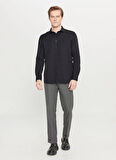Altınyıldız Classics Tailored Fit İtalyan Yaka Siyah Erkek Gömlek ACE020261600_SYH