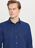 Altınyıldız Classics Tailored Fit İtalyan Yaka Lacivert Erkek Gömlek ACE020261600_LAC
