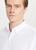 Altınyıldız Classics Tailored Fit Düğmeli Yaka Beyaz Erkek Gömlek ACE020261599_BYZ