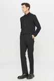 Pamuklu Regular Fit Normal Kesim Diagonal Desenli Yan Cepli Casual Pantolon