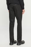 Pamuklu Regular Fit Normal Kesim Diagonal Desenli Yan Cepli Casual Pantolon