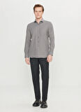 Altınyıldız Classics Tailored Fit İtalyan Yaka Gri Erkek Gömlek ACE020261606_GRI