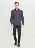 Altınyıldız Classics Tailored Fit İtalyan Yaka Antrasit Erkek Gömlek ACE020261606_ATR