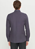 Altınyıldız Classics Tailored Fit İtalyan Yaka Antrasit Erkek Gömlek ACE020261606_ATR