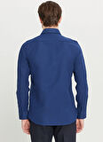 Altınyıldız Classics Tailored Fit İtalyan Yaka Lacivert Erkek Gömlek ACE020261606_LAC