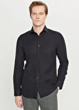 Altınyıldız Classics Tailored Fit İtalyan Yaka Siyah Erkek Gömlek ACE020261606_SYH
