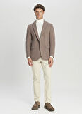 Altınyıldız Classics Slim Fit Vizon Erkek Ceket ACE004261321_VIZ