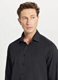 Altınyıldız Classics Slim Fit Klasik Yaka Siyah Erkek Gömlek ACE020261535_SYH
