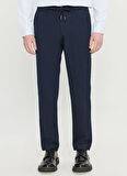 Altınyıldız Classics Bağlamalı Bel Dar Paça Jogger Lacivert Erkek Pantolon ACE001261527_LAC