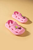 Pembe Potin Eva Comfort Taban Çocuk Sandalet CY24-100