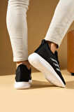 Pembe Potin Bağcıklı Triko Rahat Taban Erkek Sneakers 001-0022-24M
