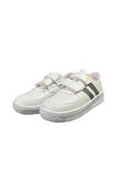 Pembe Potin Rahat Taban Cırtlı Erkek Çocuk Sneakers 001-700-23BeyazGri