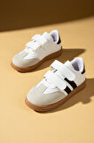 Pembe Potin Rahat Taban Cırtlı Çocuk Sneaker 001-7000-25Siyah