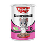 Peteko Kitten Tavuklu Yavru Kedi Konserve 400Gr