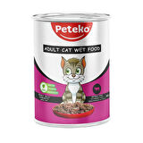 Peteko Biftekli Kedi Konserve 400Gr