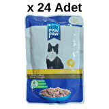 Paw Paw Jöle İçinde Tavuklu Yaş Kedi Maması 85 gr x 24 Adet