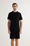 Erkek Pamuklu Pique Cepli Kısa Kol T-shirt