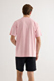 Erkek Pamuklu Yıkamalı Kısa Kollu T-shirt