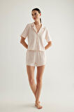 Kadın Pamuklu Şort Pijama Altı