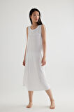 Kadın Modal Kolsuz Kalın Askılı Elbise