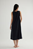 Kadın Modal Kolsuz Kalın Askılı Elbise
