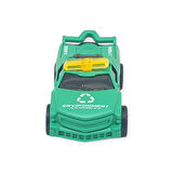 Çek Bırak Metal Küçük Arabalar 8 cm - SH40031 - Yeşil