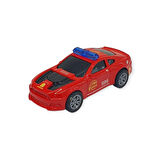 Çek Bırak Metal Küçük Arabalar 8 cm - SH40031 - Kırmızı İtfaiye