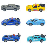 Çek Bırak Metal Küçük Arabalar 8 cm 6'lı Set