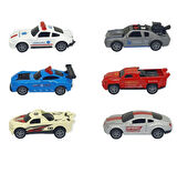 Çek Bırak Metal Küçük Arabalar 8 cm 6'lı Set