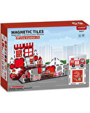 Manyetik Tiles Yangın Kontrol 48 Adet Manyetik Yapı Magnetic Bloklar