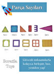 Manyetik Tiles Renkli 42 Parça Manyetik Yapı Magnetic Bloklar