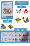 Manyetik Tiles Renkli 42 Parça Manyetik Yapı Magnetic Bloklar