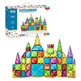 Manyetik Tiles Renkli 75 Parça Manyetik Yapı Magnetic Bloklar