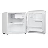 Dijitsu DB80RWH Retro Beyaz Mini Buzdolabı