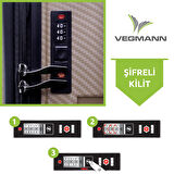 Vegmann Polipropilen (PP) Atlas Gold Büyük Boy Valiz