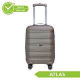 Vegmann Polipropilen (PP) Atlas Gold Kabin Boy Valiz