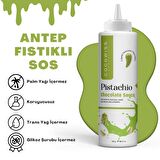 Antep Fıstık Sos - Antep Fıstıklı Çikolata Sosu - Waffle, Krep, Pankek Çikolatası 1000gr