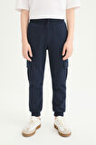 Erkek Çocuk Basic Kargo Cepli Jogger Paça Okul Eşofman Altı AK2322-1